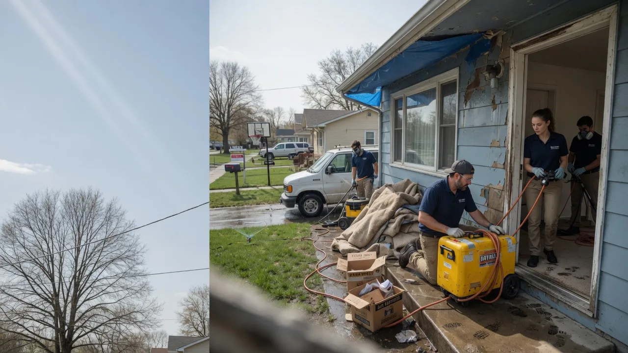 Basement Flood Cleanup in Galatia, IL near me